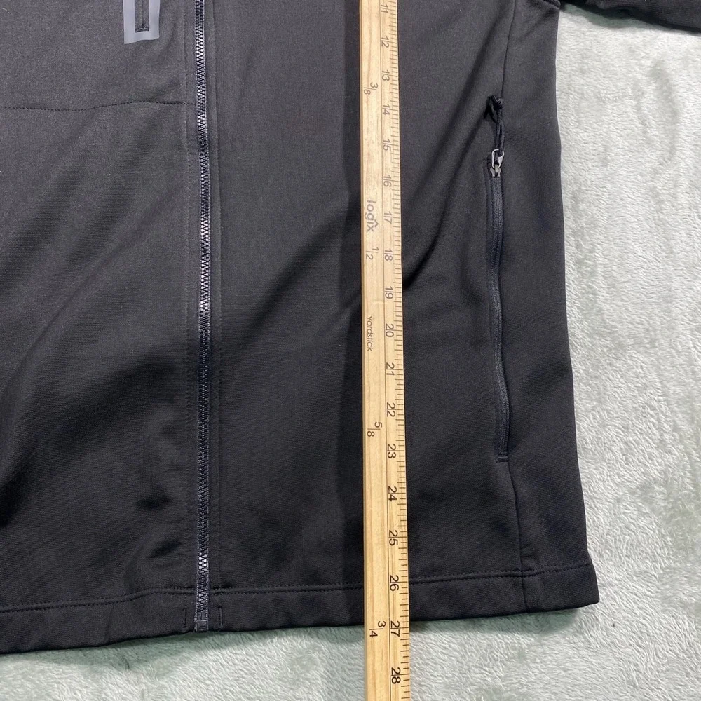 The‎ North Face Full Zip Jacket Mens Medium Black Fleece Lined Lightweight
